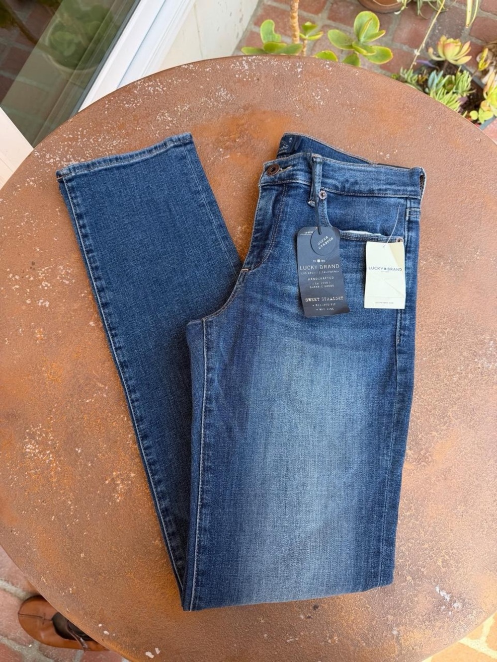 NWT Lucky Brand medium sweet straight leg jeans Size 6/28 - Picture 2 of 6